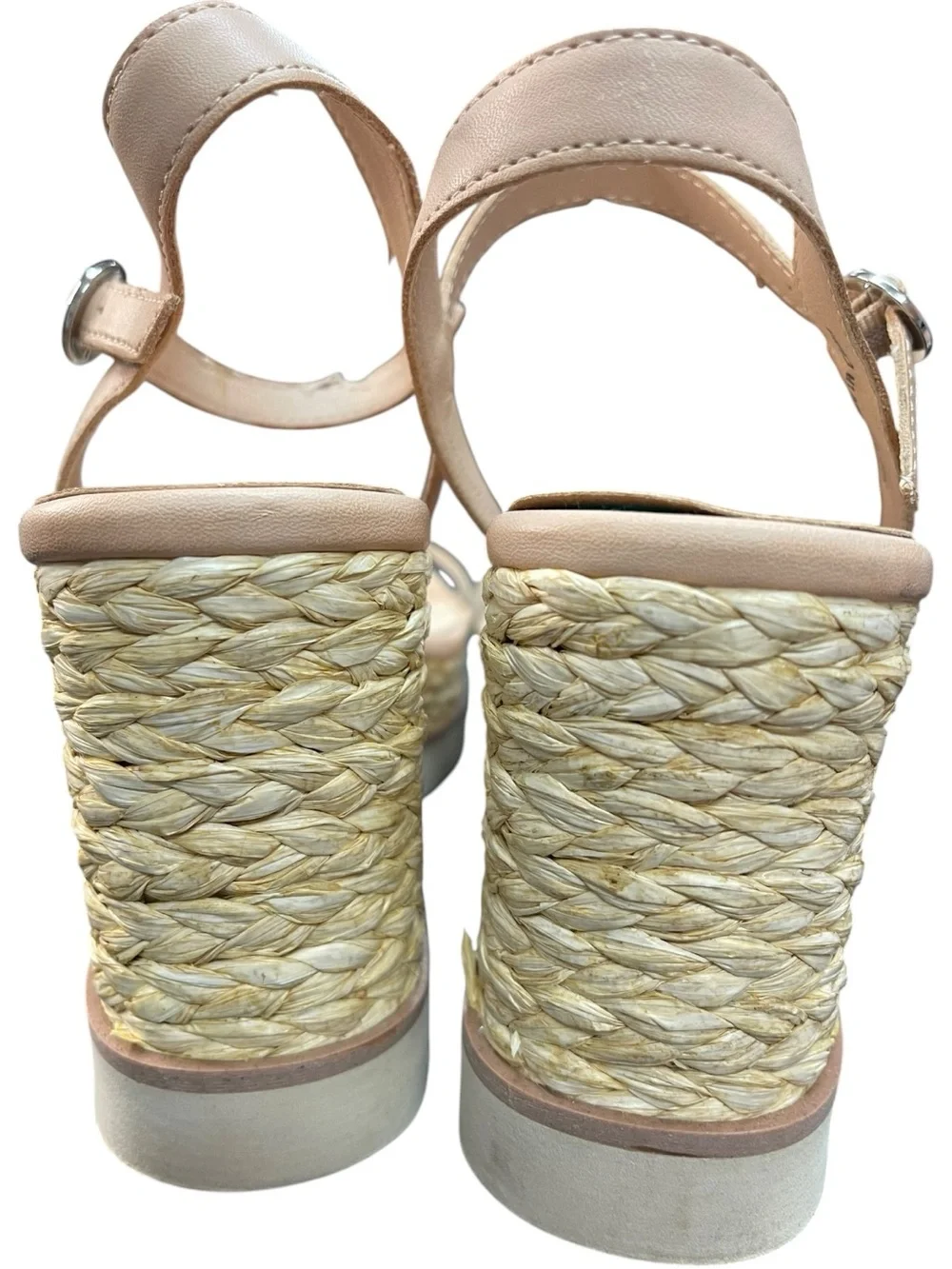 Dolce Vita Lealah Espadrille Wedge Sandals Blush Nude